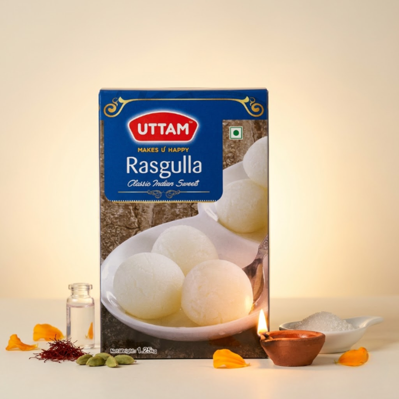 Classic Rasgulla 1.25kg by Uttam Sweets, Bikaner