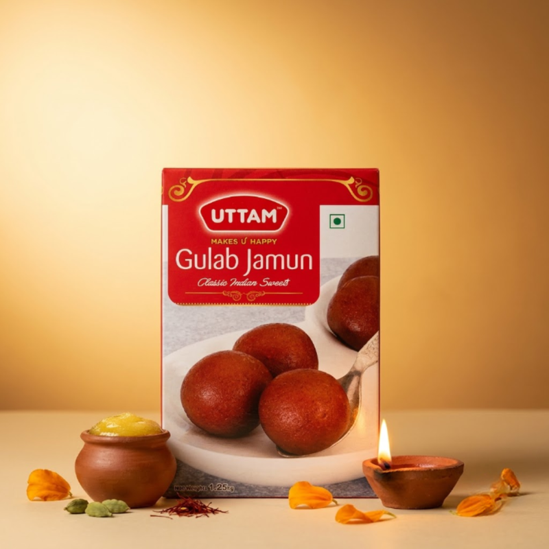 Classic Gulab Jamun in desi ghee by Uttam, Bikaner