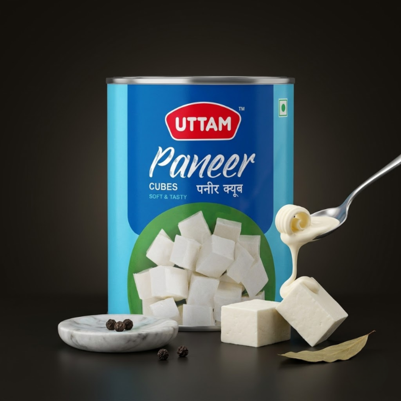 Fresh Paneer Cubes by Uttam, Bikaner
