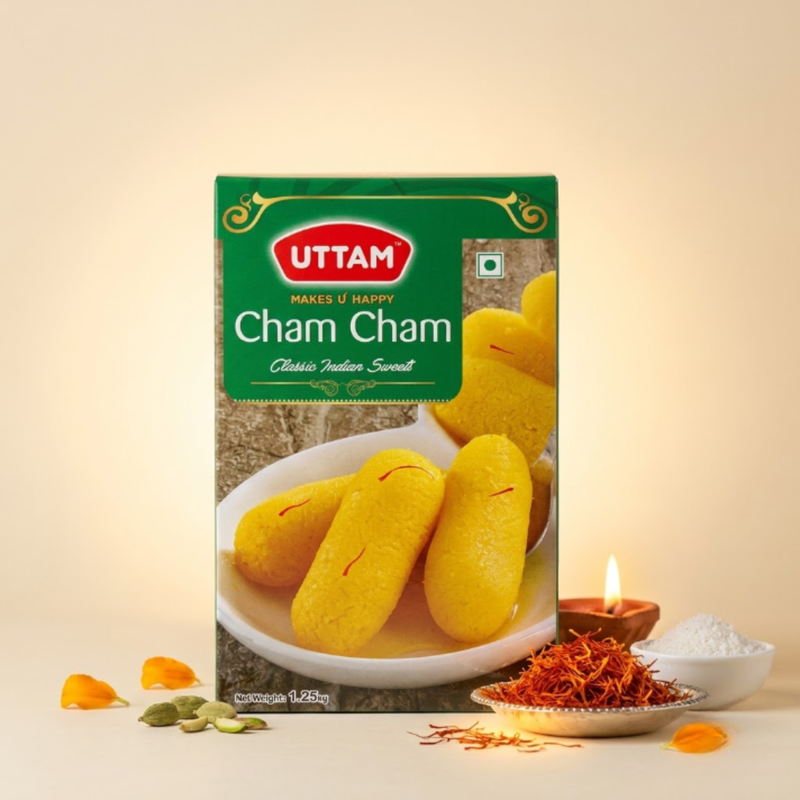 Kesar Cham-Cham by Uttam Sweets, Bikaner