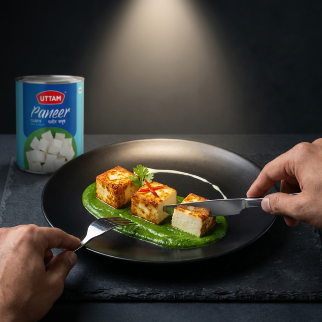Uttam Paneer Cubes pack - view 2