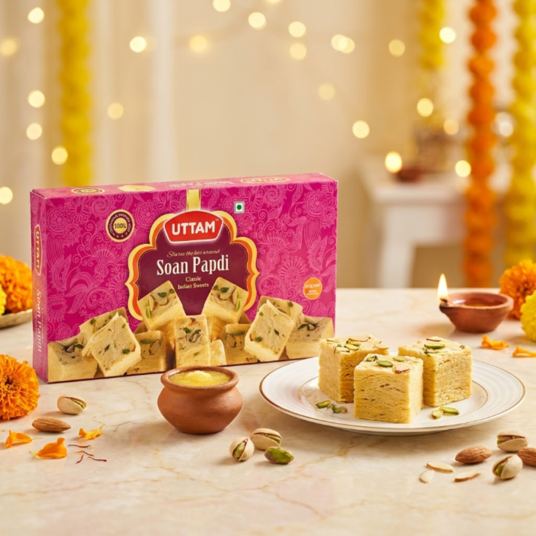 Uttam Desi Ghee Soan Papdi box - view 5