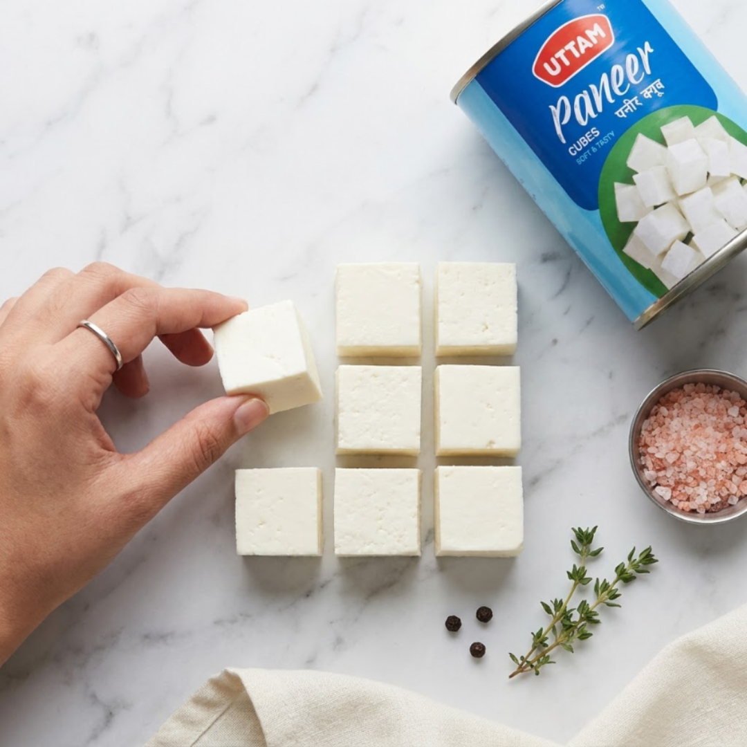 Uttam Paneer Cubes pack - view 3