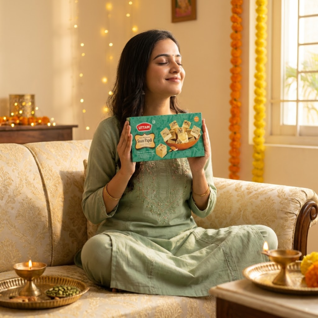 Uttam Elaichi Soan Papdi box - view 4