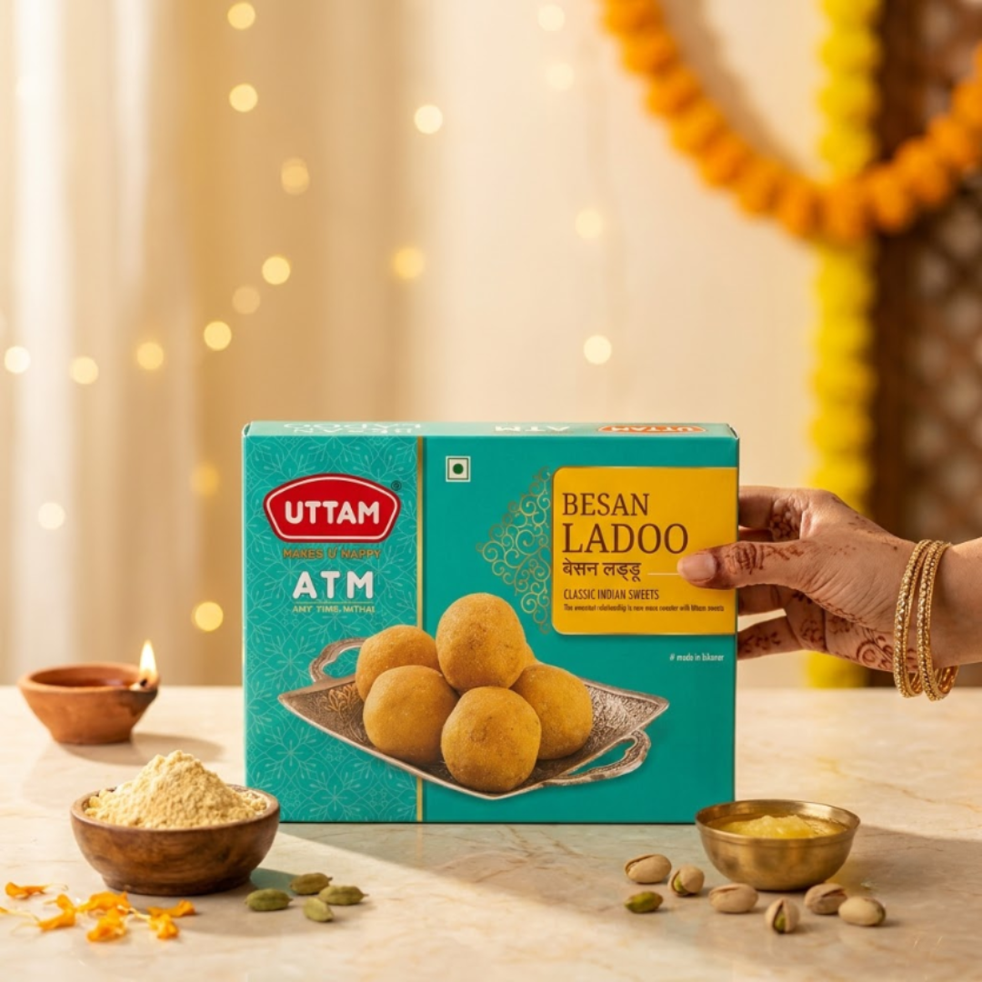 Uttam Besan Ladoo box - view 2