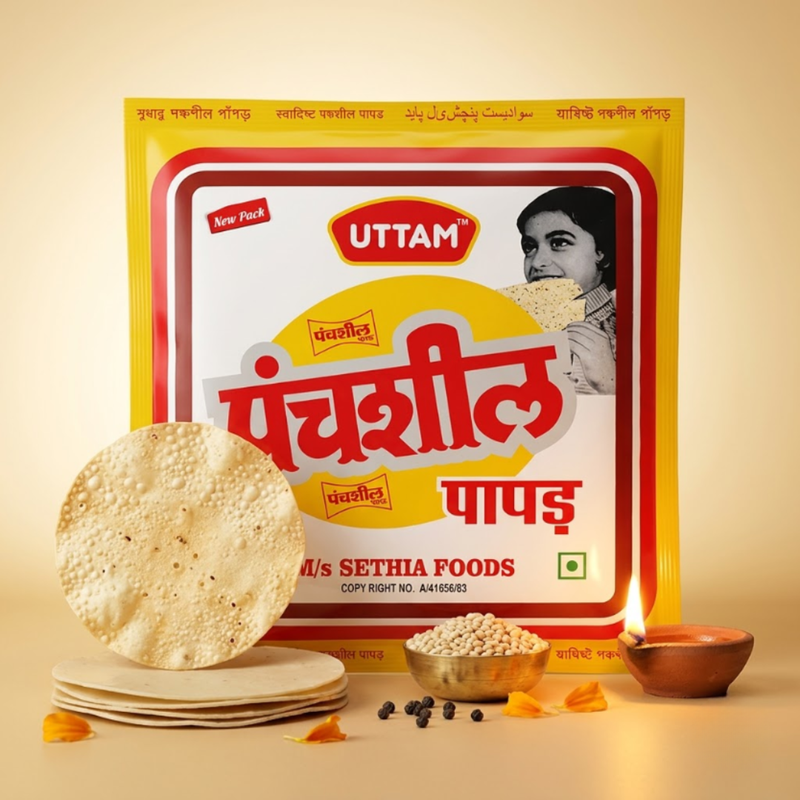 Panchsheel Papad by Uttam Sweets, Bikaner
