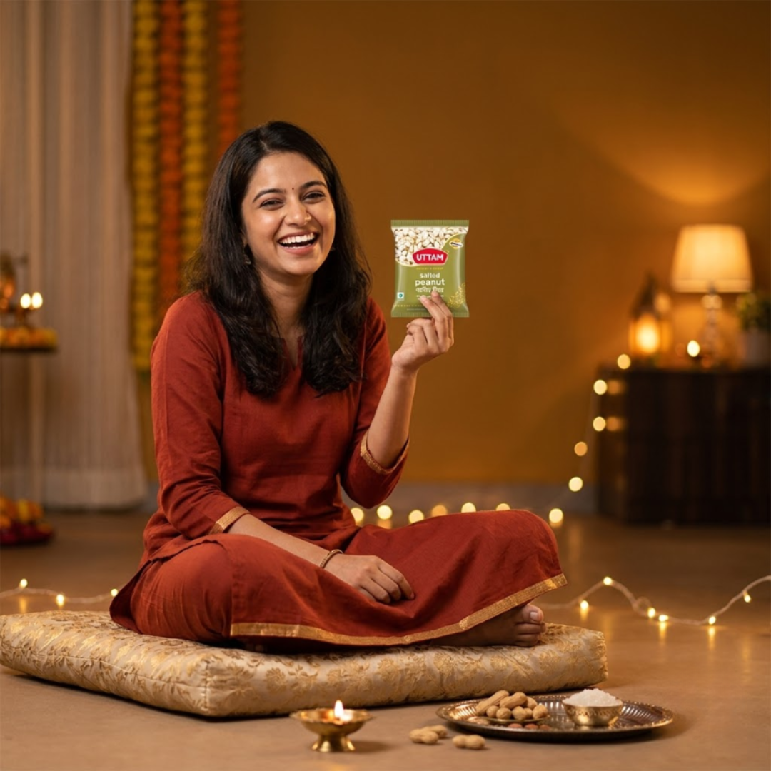 Uttam Salted Peanuts pack - view 3