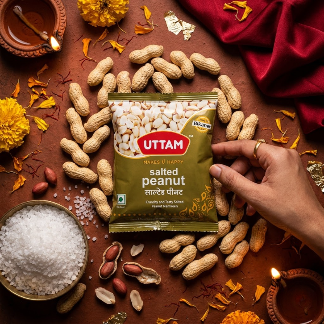 Uttam Salted Peanuts pack - view 4