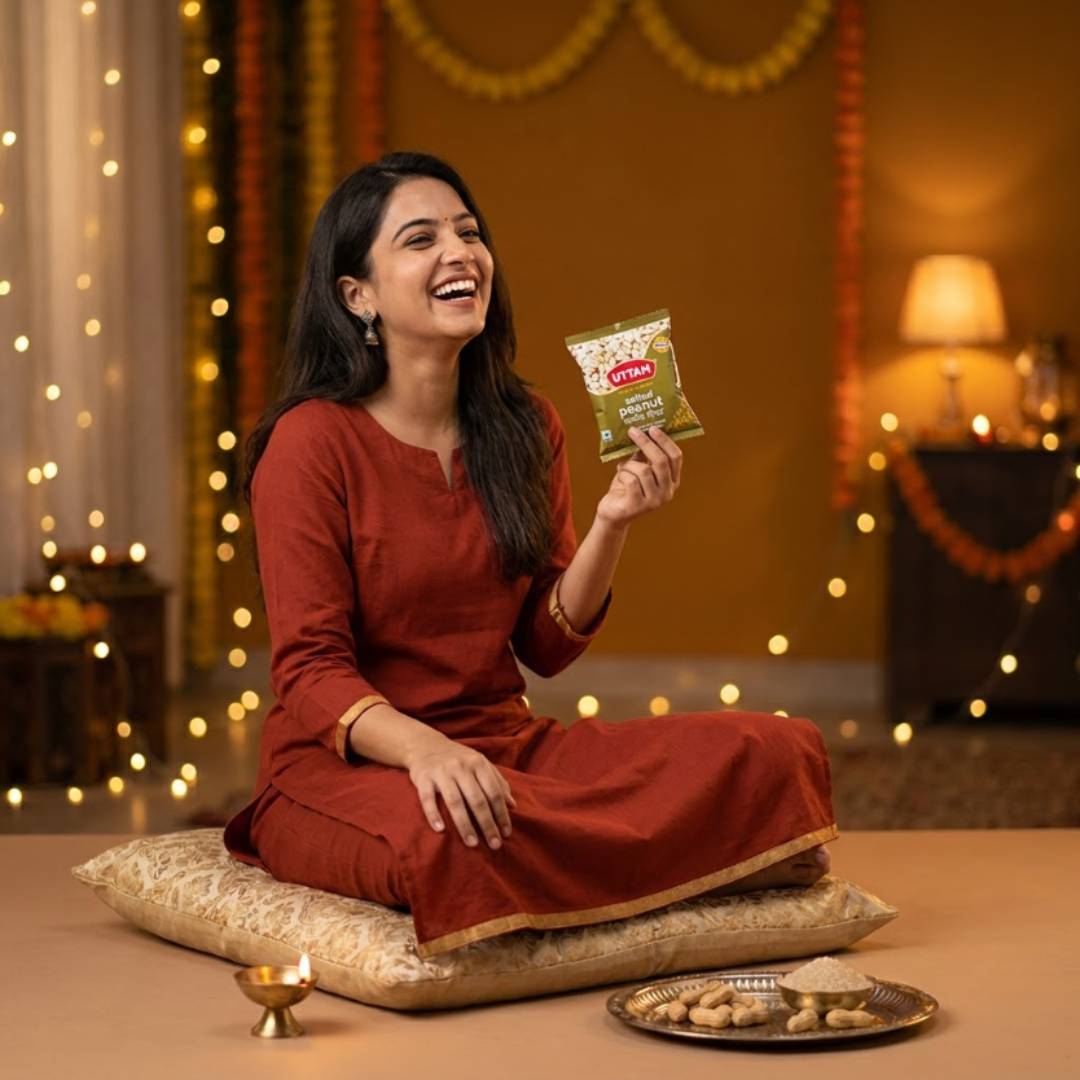 Uttam Salted Peanuts pack - view 5
