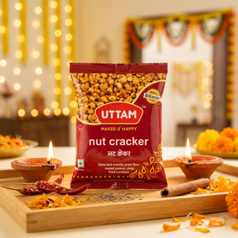 Nut Cracker spiced peanuts by Uttam, Bikaner