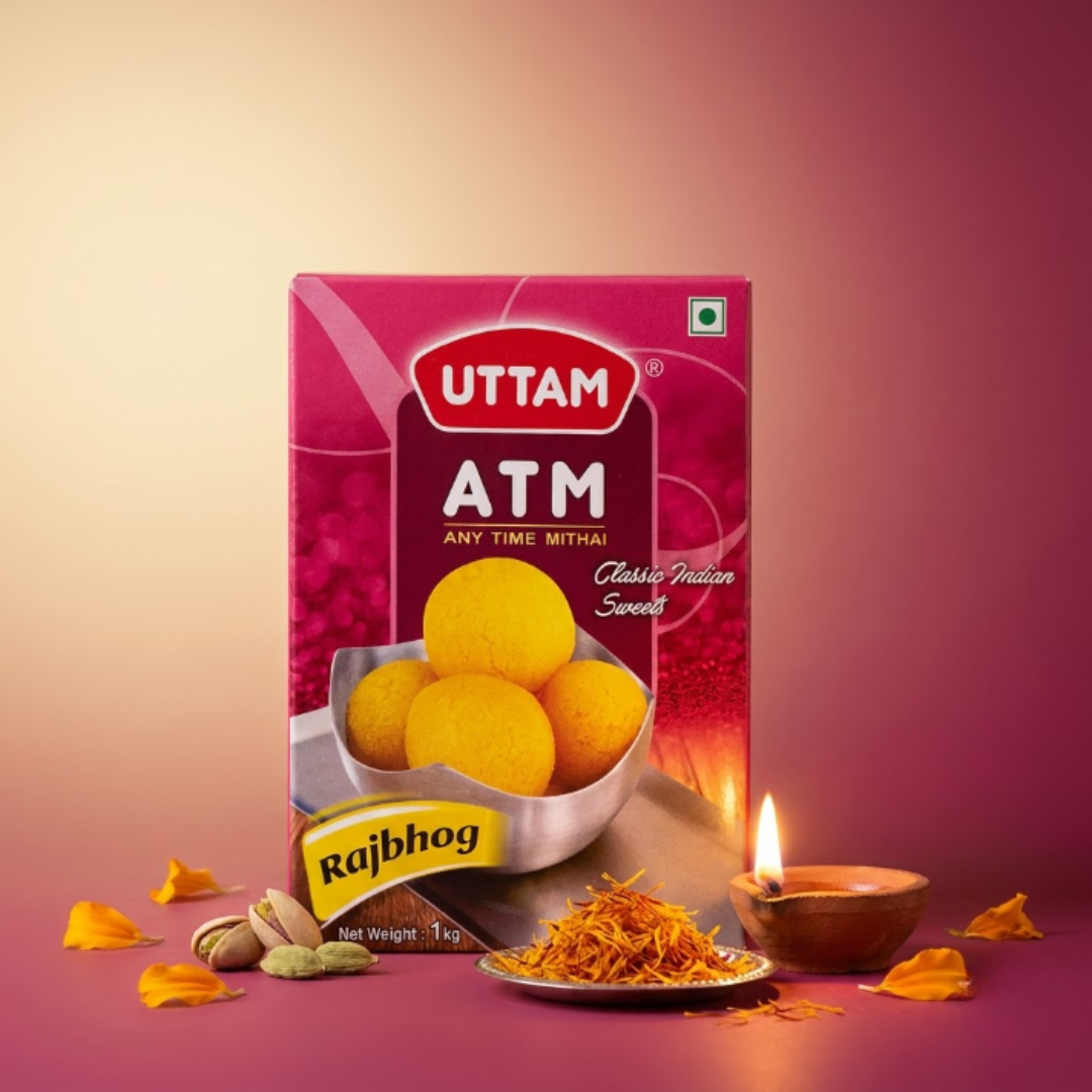 ATM Rajbhog 1kg tin by Uttam Sweets, Bikaner